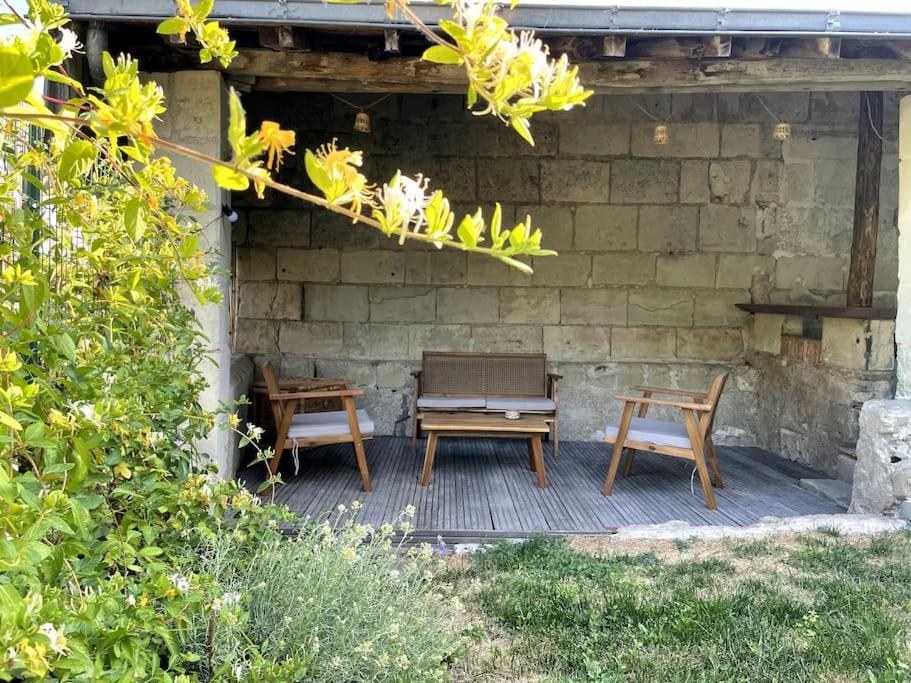 Chez Juliette - Maison Et Jardin - Bord De Loire A ソミュール エクステリア 写真
